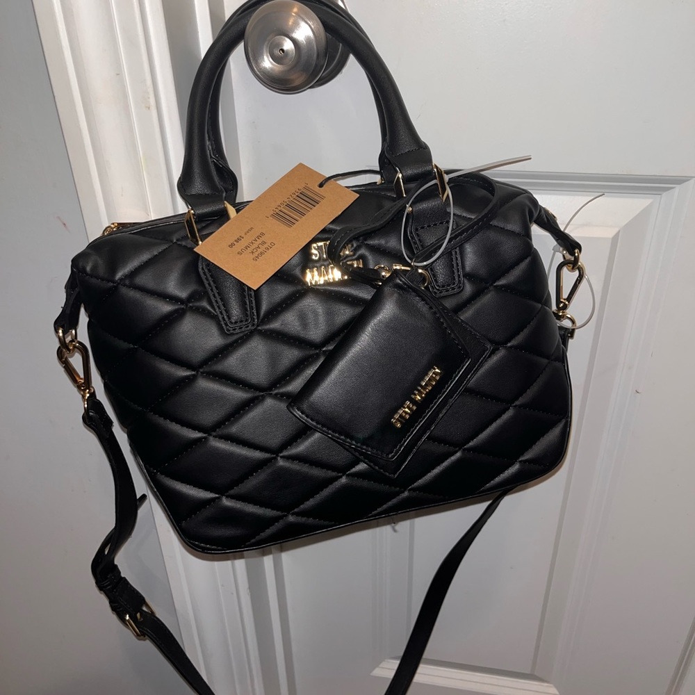 Steve Madden Bmaximus black bag NWT